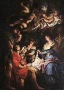 RUBENS, Pieter Pauwel Adoration of the Shepherds af oil painting